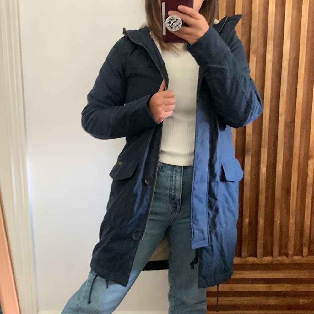 ABERCROMBIE AND FITCH Sherpa Lined long Winter Coat. XS - Picture 11 of 12